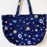 大きめサイズの宇宙柄エコバッグ・トートバック