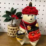 北欧しろくま貯金箱　👹鬼さんも豆拾い⁉️節分雑貨豆まき4点セット