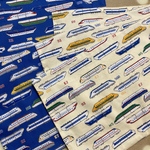 ランチマット     新幹線×チェック柄