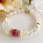 Fée des fleurs〜花の妖精シリーズ〜roseブレスレット♡（一点物）