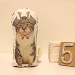 こどもの日には、武将ねこ。