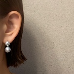 ブルーアコヤ　ツインパール　ピアス　イヤリング