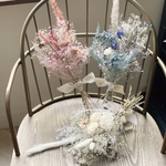 ギフトにぴったり♡可愛いを詰め込んだおまかせふんわりブーケS ✲white/pink/blue