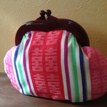 【sale】MADAME CHIGNON　がま口ポーチ Wハピネス 00859