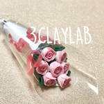 ☆送料無料☆愛を込めて花束を/ピンクホワイトマーブル