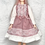 D-88【送料無料】【ジェニー】ワンピース　ドレス　ローズピンク