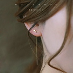 人気💗[] 925純製 14kgp 901#  キューブ  アメリカンピアス 　s925ピアス