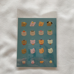 くまちゃんいろいろ　シールシート