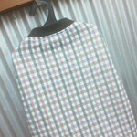 犬服 わんこ服 中型犬 キルトニット ラグランT チェック 8号 