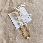 marguerite bracelet/ドライフラワー  レジン