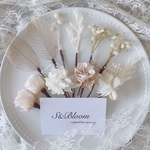 〜送料無料〜結婚式　成人式　卒業式　七五三　お呼ばれ　髪飾り　ドライフラワー