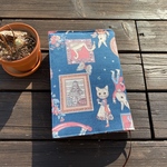 四六判ソフトカバー用♪ブックカバー★Joli Fleurジョリーフルール⭐︎Tea Party★マリーブルー