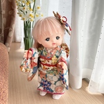 メルちゃんの着物セット*水色に梅