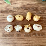 【受注製作】1ぴきから選べるわんこパン［ピアス、イヤリング、チャーム加工可能］