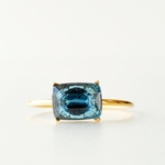 インディゴブルーカイヤナイトリング　天然石　天然石リング　パワーストーン　アクセサリー　シンプルリング　指輪　リング　ジュエリー　細身リング　フリーサイズリング　人気リング　