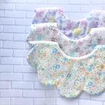 【イエロー再販】春色カラフル✳︎水彩花柄✳︎リバーシブルスタイ