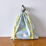 着替え袋 32×29/TENT:blue