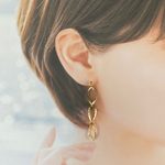 シンプルオーバルリングピアス／イヤリング