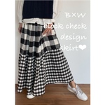 B×W block check design SKIRT