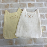 ねこ型ハンカチ　2枚セット