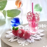 111 ＊お花見うさ団子とドリンク＊　ミニチュア　ドリンク