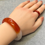 天然瑪瑙バングル(内周18.4㎝)