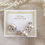 パールピアス＊イヤーカフset