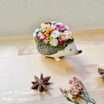 《新作》＊＊ハリネズミ🦔フラワーポット＊。＊