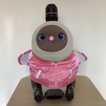 ２/５（土）夜8時販売開始　ラボット用　スカジャン　プレーンタイプ　ピンク✕白 