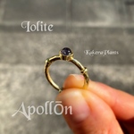 アポローンの瞳 Gemstone Ring "Iolite"
