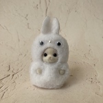 シルバニア ファミリー 赤ちゃん 着ぐるみ もこもこモンスター 耳付き 白
