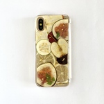 kosmishmeer様《iPhoneXクリアゴールド手帳型》《名入れ》《金箔》