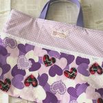 【送料無料】レッスンバッグ☆パープルハート③