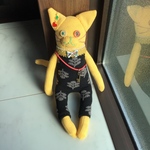 ソックキャット ☆ サロペットのイエロー猫くん