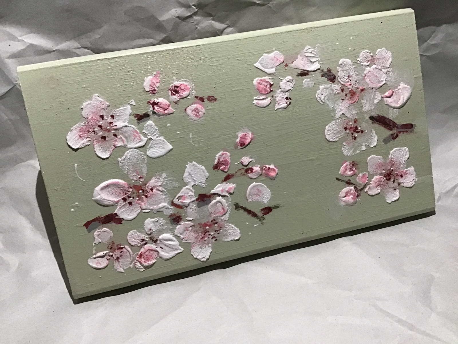 トールペイント作品 ♡さくらがいっぱい 15センチ♡ トールペイント - KIN0515'S