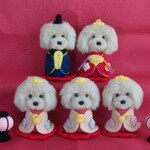 オーダーあみぐるみ☆ひな人形(トイプードルちゃん)