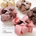 【送料無料】期間限定 スエードリボンバナナクリップ