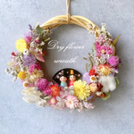 ドライフラワー 桃の節句 ひな祭り springcolor リース