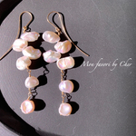 【14kgf】淡水パールピアス、イヤリング