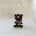 ねこのこ　〇　羊毛フェルト　ねこ