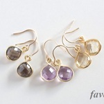 宝石質★Marron cut pierce 14Kgf 