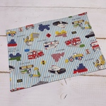 25×35 ランチマット☆はたらく車ストライプ