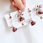 【受注制作】Heart❤️ピアス/イヤリング