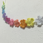虹色のお花のガーランド