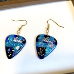 ブルーブルーブルーピックピアス