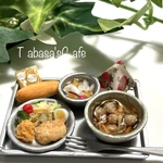 hand made  ミニチュア　ドールハウス　懐かしい昭和の給食