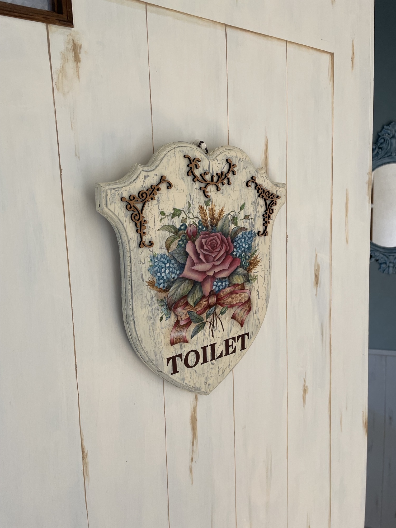 トールペイント、トイレボード、toilet