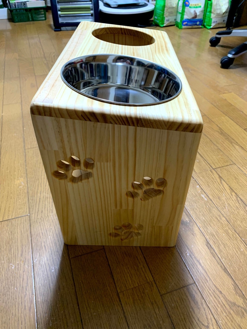 オーダー ペット フードスタンド フードテーブル 餌台 餌入 水入れ