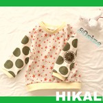 [80]星×ハニカムドットのSWEATSHIRT*フォリッジ
