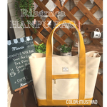 再販‼︎8号帆布 トートバッグ*黄色 mustard